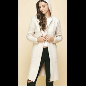 PINCH long hooded cardigan sweater S